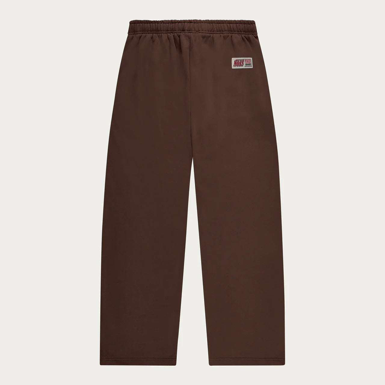 BROWN BASIC OPEN LEG JOGGER
