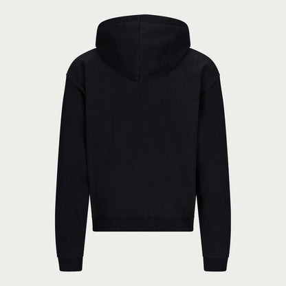 BLACK BASIC HOODIE