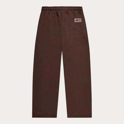 BROWN BASIC OPEN LEG JOGGER