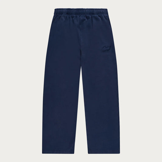 NAVY BASIC OPEN LEG JOGGER